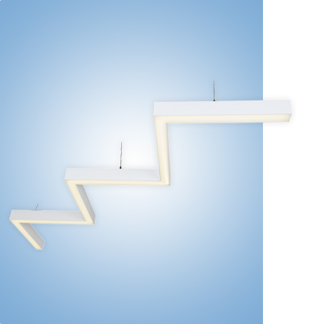 Светильник Snake серия vs-ds-Snake в белом корпусе с протоколом управления Dali